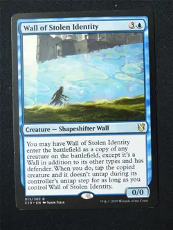 Wall of Stolen Identity - C19 - Mtg Card #F - Image 1