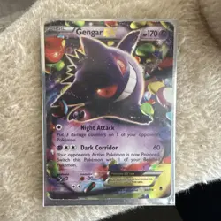 Pokemon TCG Gengar EX Temporal Forces Ultra Rare Card 34/119 - Image 1