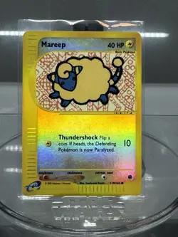 Pokemon Mareep #119/165 Expedition Base Set Reverse Holo Card - Image 1