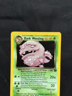 Pokemon Cards: Team Rocket Rare Holo: Dark Weezing 14/82 - Image 2