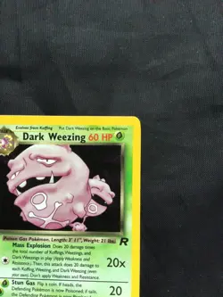 Pokemon Cards: Team Rocket Rare Holo: Dark Weezing 14/82 - Image 4