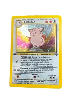 Clefable 1/64 Jungle 1st Edition - Holo Rare - WOTC Pokemon Card MP - Image 1