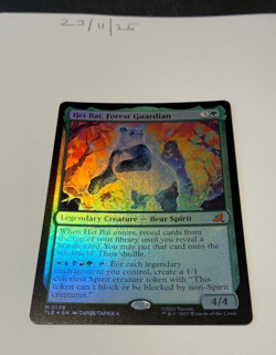 Magic the Gathering MTG Hei Bai, Forest Guardian x1 Mythic FOIL Card NM/M Avatar - Image 1