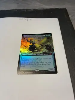 Magic the Gathering MTG Avatar Kyoshi, Earthbender x1 Extended FOIL Card NM/M - Image 2