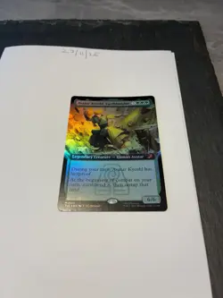 Magic the Gathering MTG Avatar Kyoshi, Earthbender x1 Extended FOIL Card NM/M - Image 4