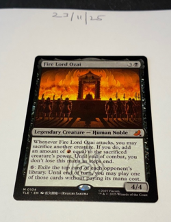 Magic the Gathering MTG Fire Lord Ozai x1 Mythic Card NM/M Avatar - Image 1