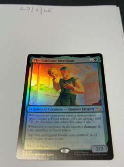Magic the Gathering MTG The Cabbage Merchant x1 Rare FOIL Card NM/M Avatar - Image 1