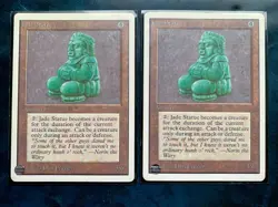 Jade Statue - Unlimited Edition Magic The Gathering MTG lot de 2 - Image 1