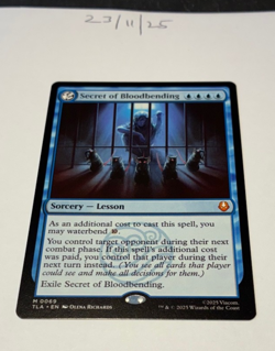 Magic the Gathering MTG Secret of Bloodbending x1 Mythic Card NM/M Avatar - Image 1