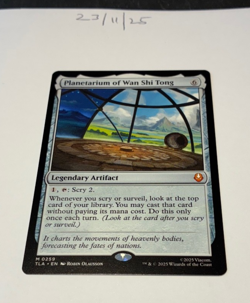 Magic the Gathering MTG Planetarium of Wan Shi Tong x1 Mythic Card NM/M Avatar - Image 1