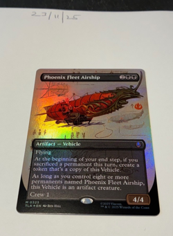 Magic the Gathering MTG Phoenix Fleet Airship Mythic Borderless FOIL Card NM/M - Image 1