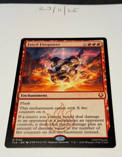 Magic the Gathering MTG Fated Firepower x1 Mythic Card NM/M Avatar - Image 1