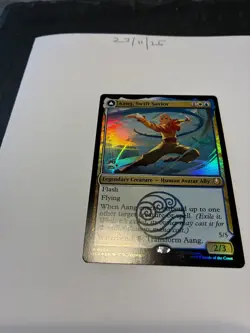 Magic the Gathering MTG Aang, Swift Savior x1 Rare FOIL Card NM/M Avatar Promo - Image 3