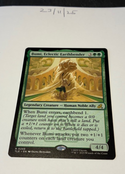 Magic the Gathering MTG Bumi, Eclectic Earthbender x1 Rare Card NM/M Avatar - Image 1