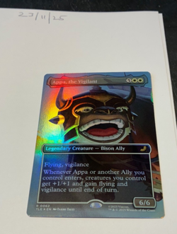 Magic the Gathering MTG Appa, the Vigilant x1 Rare B'less FOIL Card NM/M - Image 1