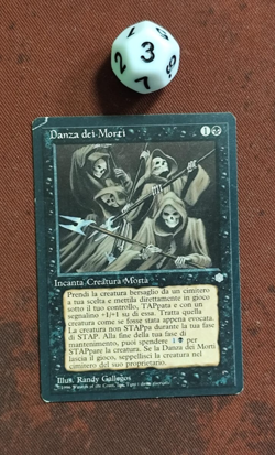 MTG DANCE OF THE DEAD POOR - DANZA DEI MORTI - IA - MAGIC - Image 1