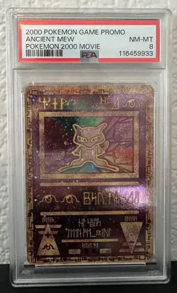 Pokemon Ancient Mew Movie 2000 Promo PSA 8 NM-MT - Image 1