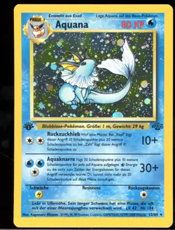 Aquana / Vaporeon - 12/64 Dschungel - Holo 1st Edition DE NM Pokemon - Image 1