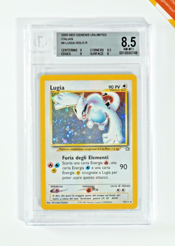Pokemon BGS 8.5 Lugia #9 Holo Neo Genesis Unlimited 2000 Italiano - Image 1