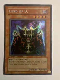 MISPRINT Yugioh Lord Of D. BPT-004 Reverse Holo NP - Image 1