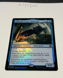 Magic the Gathering MTG Wan Shi Tong, Librarian x1 Mythic FOIL Card NM/M Avatar - Image 1
