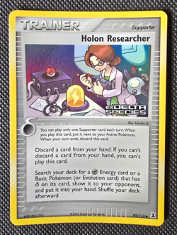 Pokemon Card - Holon Researcher - Ex Delta Species - Stamped Holo - 95/113 - LP - Image 1