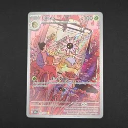 Pokemon TCG Card Lileep 145/142 Stellar Crown Illustration Rare Holo - NM - Image 1