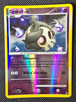 Pokemon Card - Duskull - D&P Stormfront - Reverse Holo - 59/100 - NM-LP - Image 1