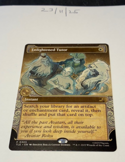 Magic the Gathering MTG Enlightened Tutor x1 Rare Showcase Card NM/M Avatar - Image 1