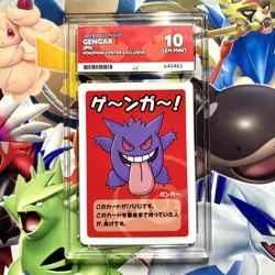 ACE 10 Gengar OLD MAID Japanese Pokemon Card Pokemon Center Exclusive GEM MINT - Image 1