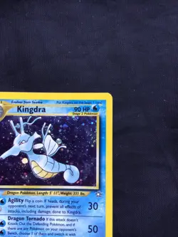 Pokemon Cards: Neo Genesis Rare Holo: Kingdra 8/111 - Image 4