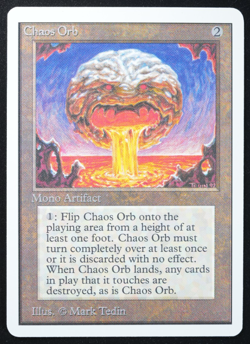 Chaos Orb Magic Card Unlimited Reserved List MTG 1993 - Image 3