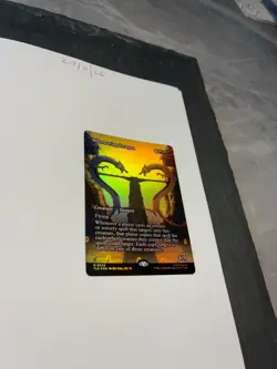 Magic the Gathering MTG Mirrorwing Dragon x1 Borderless FOIL Card NM/M - Image 2