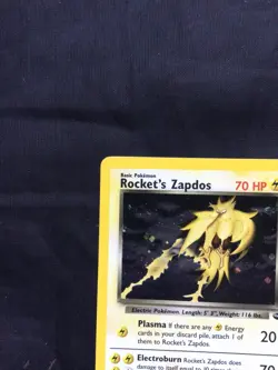 Pokemon Cards: Gym Challenge Rare Holo: Rocket's Zapdos 15/132 - Image 3