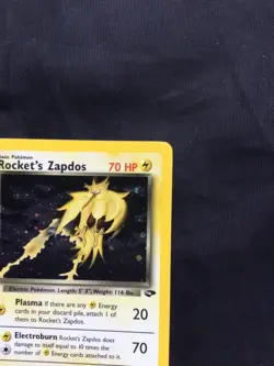 Pokemon Cards: Gym Challenge Rare Holo: Rocket's Zapdos 15/132 - Image 4