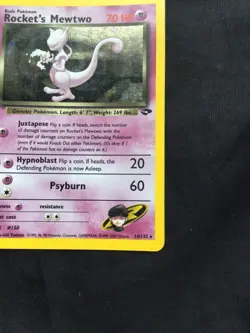Pokemon Cards: Gym Challenge Rare Holo: Rocket's Mewtwo 14/132 - Image 5
