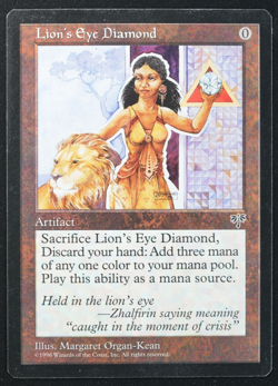 Lion's Eye Diamond Magic Card Mirage MTG Reserved List - Image 1