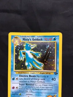Pokemon Cards: Gym Challenge Rare Holo: Misty's Golduck 12/132 - Image 2