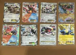 EX Card bundle - 7x EX cards from the XY era plus a DP Garchomp MP to HP - Image 1