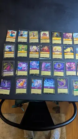 Disney Lorcana The First Chapter bundle 238 LIST cards C/UC Rares and Super Rare - Image 3