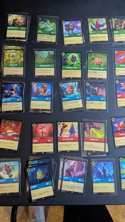 Disney Lorcana The First Chapter bundle 238 LIST cards C/UC Rares and Super Rare - Image 5