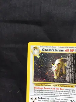Pokemon Cards: Gym Challenge Rare Holo: Giovanni's Persian 8/132 - Image 3
