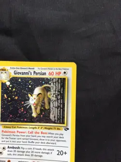 Pokemon Cards: Gym Challenge Rare Holo: Giovanni's Persian 8/132 - Image 4