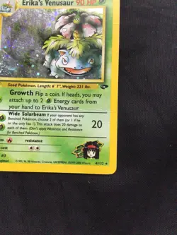 Pokemon Cards: Gym Challenge Rare Holo: Erika's Venusaur 4/132 - Image 5