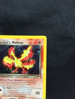 Pokemon Cards: Gym Heroes Rare Holo: Rocket's Moltres 12/132 - Image 4
