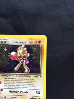 Pokemon Cards: Gym Heroes Rare Holo: Rocket's Hitmonchan 11/132 - Image 4