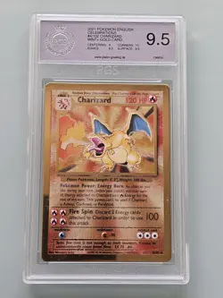 Pokemon Charizard 4/102 Celebrations - Gold Metal Card PGS (Beschreibung Lesen) - Image 1