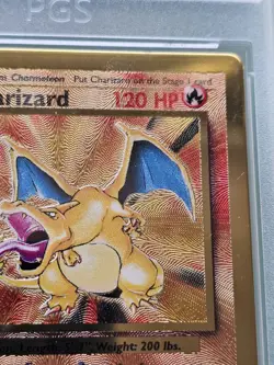 Pokemon Charizard 4/102 Celebrations - Gold Metal Card PGS (Beschreibung Lesen) - Image 4