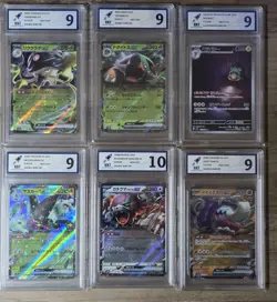 RKT Grading Pokemon Japanese Graded Cards Bundle X6 Double Rare Ultra Rare - Image 1