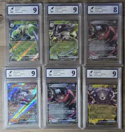 RKT Grading Pokemon Japanese Graded Cards Bundle X6 Double Rare Ultra Rare - Image 1